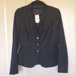 Navy wool blazer